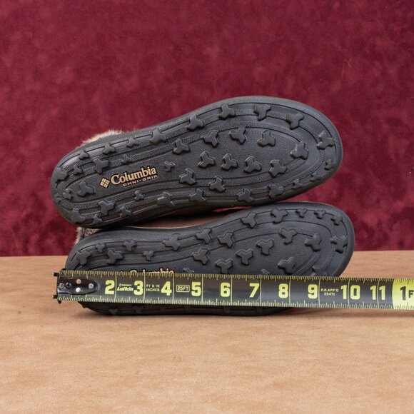 Columbia Women Heavenly Omni heat Fabric Brown Waterproof Winter Boots sz 8 - Picture 5 of 8